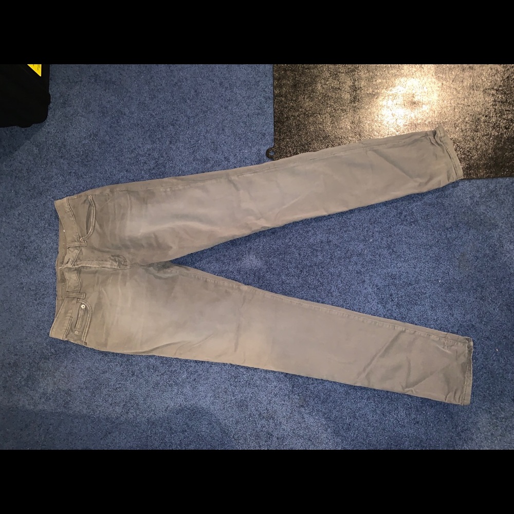 Grey colored khakis
